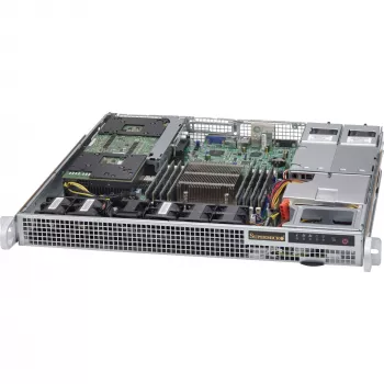 Super Micro Supermicro SC514 R407W - rack - rack-montage - 1U - SATA/SAS - niet hot-swap 400 Watt (CSE-514-R407W)