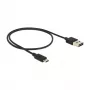 USB-kabel DeLOCK 83845 USB 2.0 0,5 m USB A Micro-USB B zwart