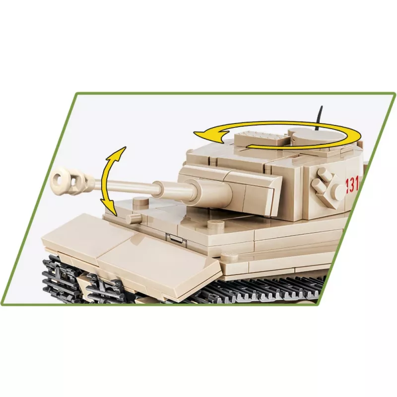 Cobi 1:48 schaal PzKpfw VI Tiger 131 modelbouwpakket
