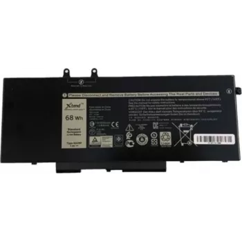 Accu voor Dell laptops — PRI 51WHR 3C LITH SMP, 51 Wh, intern