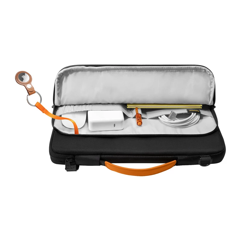 Tomtoc Defender-A40 laptoptas (zwart) voor notebooks tot compatibele formaten