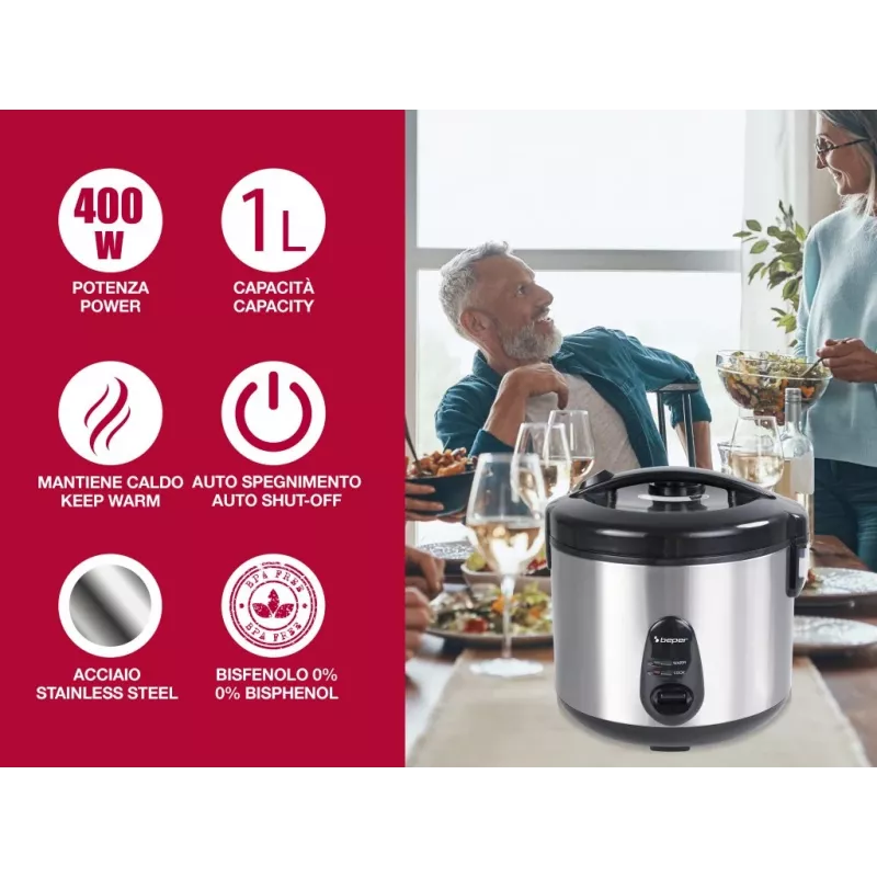 Beper P101VAP002 rijstkoker en stomer
