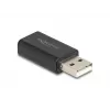 DeLOCK kabeladapter USB 2.0 Type-A 3,5 mm 4-polig zwart 68001