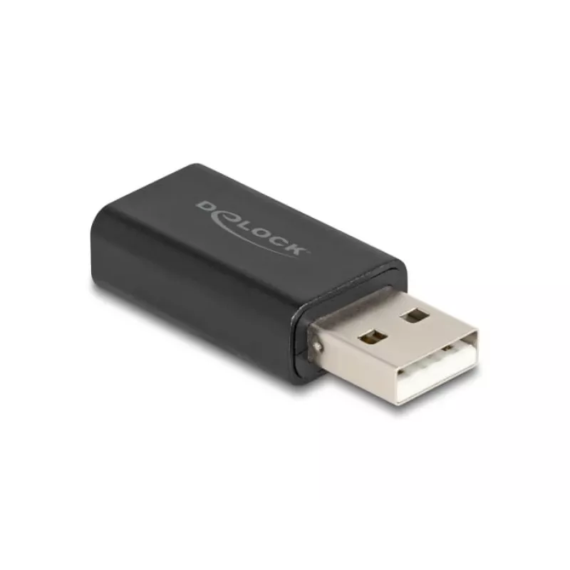 DeLOCK kabeladapter USB 2.0 Type-A 3,5 mm 4-polig zwart 68001
