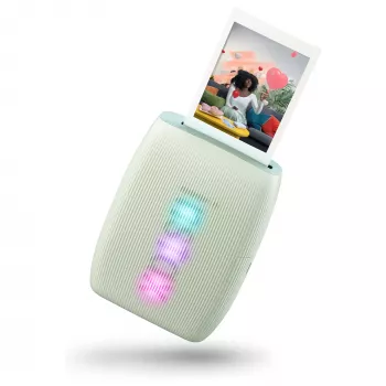 Sofortbilddrucker Fujifilm Instax Mini Link3 saliegroen — 800×600 DPI, print 6,2×4,6 cm, Bluetooth, 0,21 kg