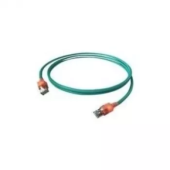 Easylan CS1OAADAD0030 RJ45-netwerkkabel, patchkabel CAT 6a S/FTP 3 m grijs met LED 1 st.