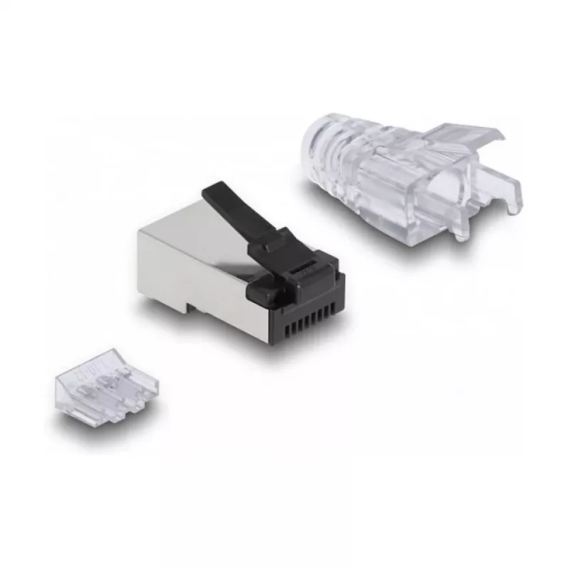 DeLOCK RJ45 modularstekker Cat.6 50 stuks set met robuuste vergrendelingshendel