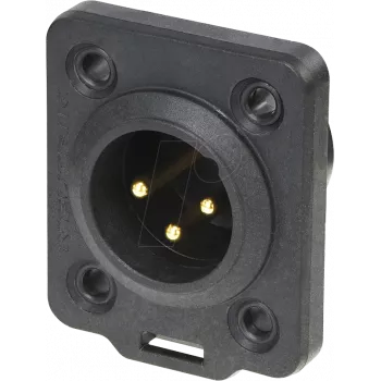 Neutrik NC3MDX-TOP draadconnector XLR zwart (NC3MDX-TOP)