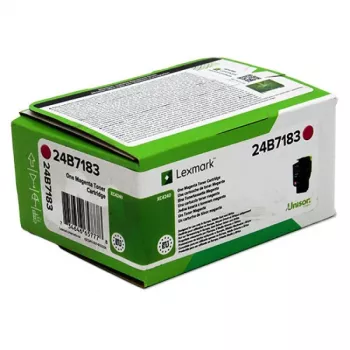 Lexmark toner 24B7183 cartridge 1 st. origineel magenta