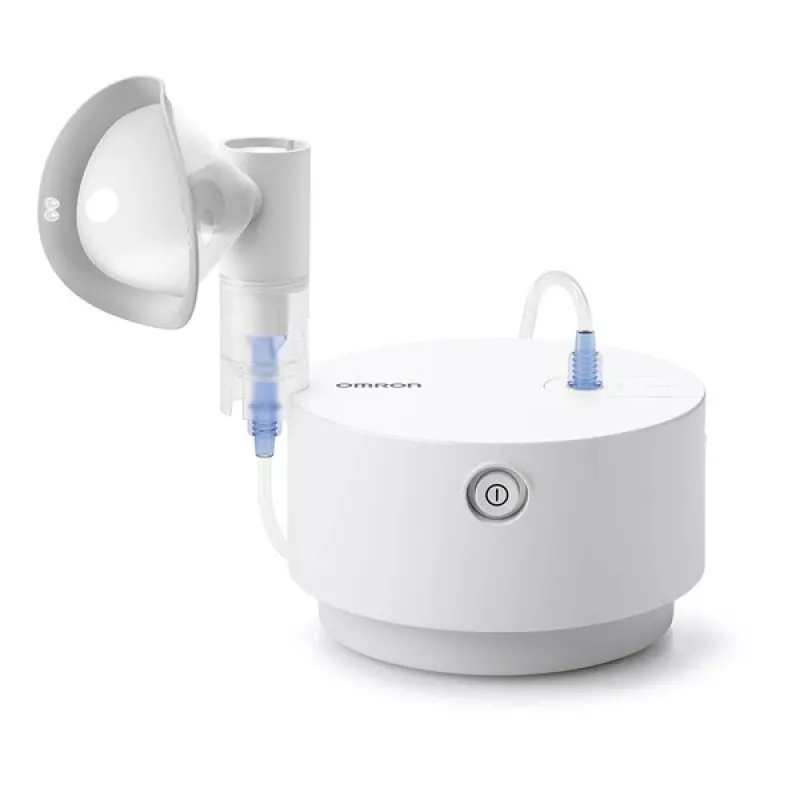 Omron C28P NE-C105-E vernevelaar, 2,65 µm MMAD, 0,5 ml/min, wit