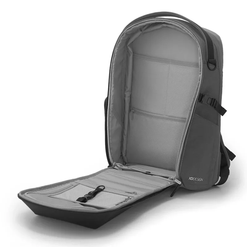 Rugzak XDDESIGN Bizz grijs P705.932 – waterafstotende, lichte stadsrugzak
