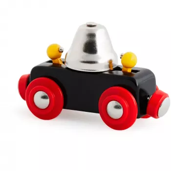 Houten treinwagon BRIO 33749 met bel