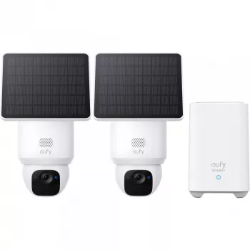 Eufy SoloCam E30 (2-pack) + Homebase 2 dome IP-beveiligingscamera buiten 2048 x 1080 pixels wand