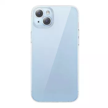Beschermhoes Baseus Crystal Series voor iPhone 14 Plus met gehard glazen achterkant