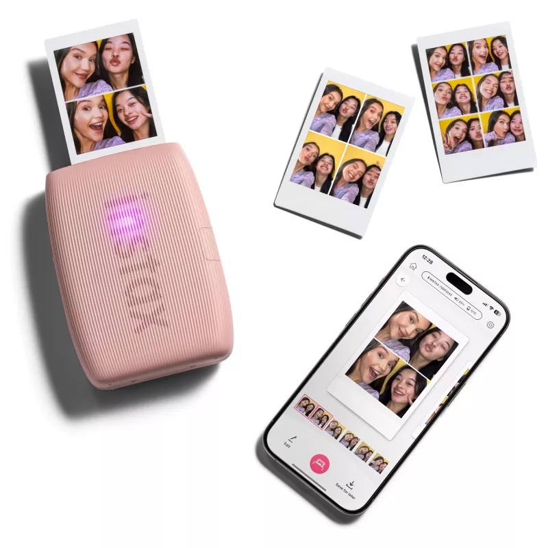 Fotoprinter Fujifilm Instax Mini Link 3 roze Bluetooth draagbare instantprinter