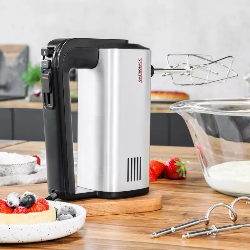 Gastroback 40983 Design Handmixer Pro handmixer, zwart/zilver
