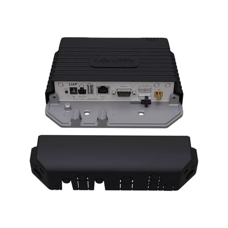 MIKROTIK RBLtAP-2HnD&R11e-LTE LtAP LTE kit - 802.11b/g/n 2,4 / 5GHz AP. 3x SIM. Inclusief LTE-modem