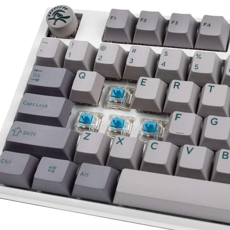 Ducky One 3 TKL toetsenbord gaming USB US English zilver