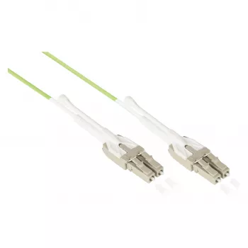 Good Connections glasvezel duplex patchkabel OM5 LC/LC, multimode 50/125 µm, uniboot, LSZH, verwisselbare polariteit, 10 m (LW-U810LC5)