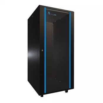 Extralink EX.11366 rack-kast 27U vrijstaande kast zwart