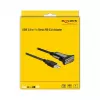 USB 2.0 Type-A naar 1 x serieel RS-232 DB9 4 m DeLOCK 66323