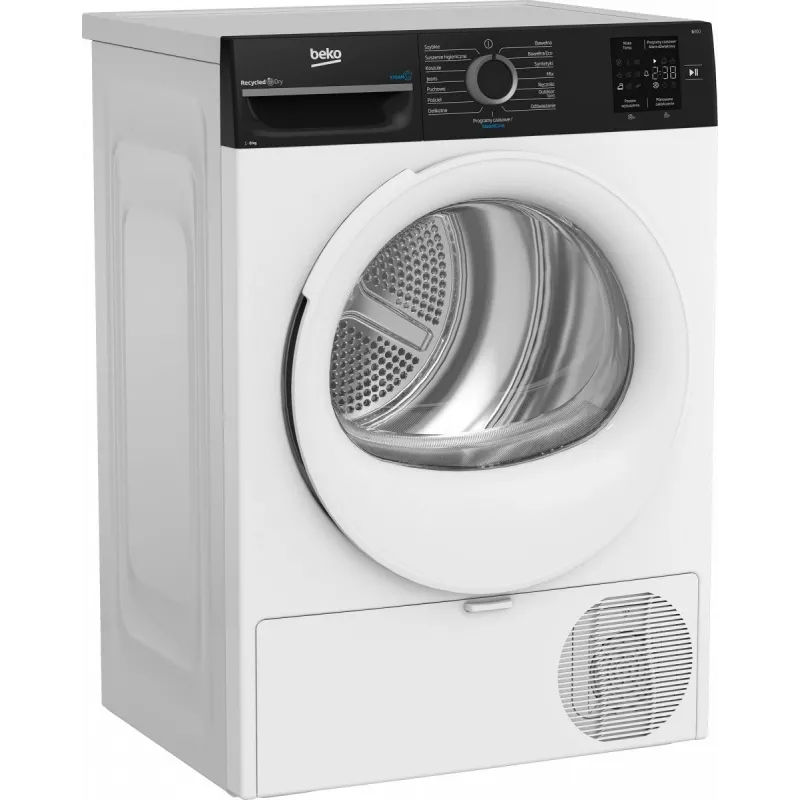 Wasmachine droger BEKO BM3T3823WBW slank model