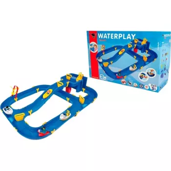 Waterplay Niagara blauw geel wateraangedreven speelgoed