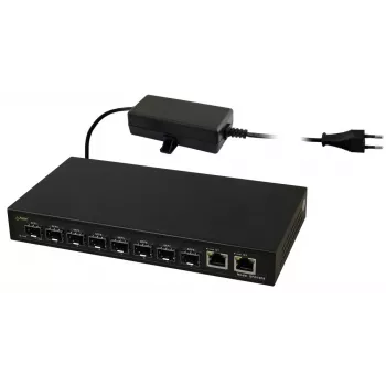 PULSAR SFG10F8 optische switch (8xSFP, 2xRJ45)