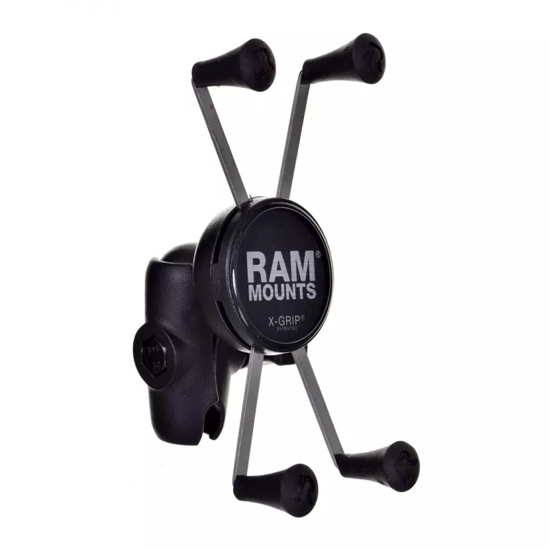 RAM Mounts X-Grip grote telefoonhouder met motorfiets balhoofdbasis