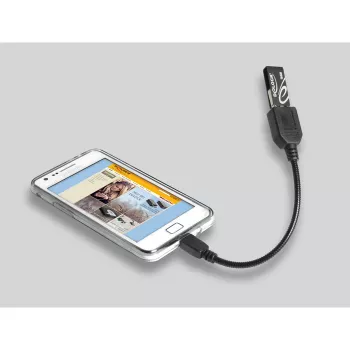 USB-kabel Micro-USB B naar USB A DELOCK 83293 0,18 m