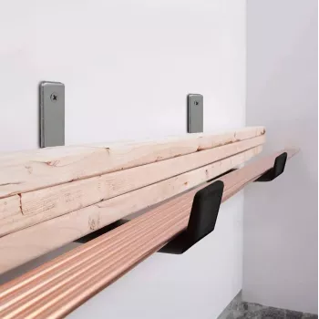 Wandbeugel MACLEAN MC-435 voor displays en apparaten, max. belasting 15 kg, vaste installatie