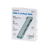 LogiLink USB 3.2 Gen1 hub 4-poorts USB-C 1x USB3.0 AF 3x USB2.0 AF UA0437