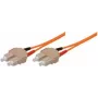 Tecline exertis Connect - patchkabel - SC multimode (M) naar SC multimode (M) - 5 m - glasvezel - 50/125 micrometer - OM2 - oranje (75905)