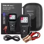 Qoltec 52489 digitale batterij-analyzer tester 3-in-1 met LCD en meertalig 6V | 12V | 24V | 30Ah-200Ah