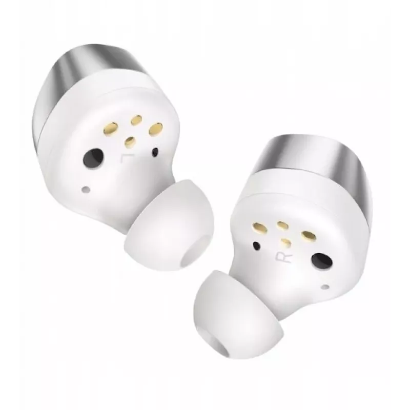 SENNHEISER Momentum MTW4 draadloze Bluetooth noise-cancelling sport-oordopjes - wit & zilver