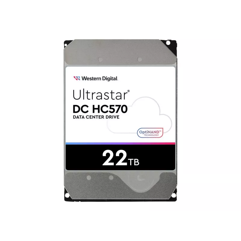 3,5 inch SAS HDD Western Digital Ultrastar DH HC570 22 TB, 12 Gbit/s, 7200 tpm, 512 MB cache