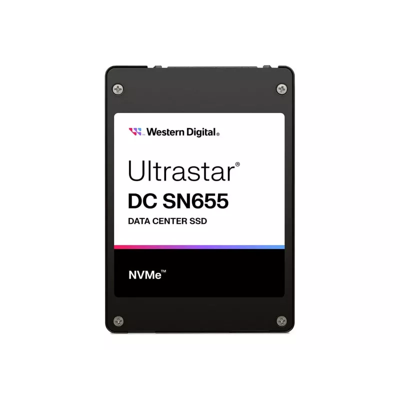 Western Digital Ultrastar DC SN655 WUS5EA1A1ESP7E3 interne SSD 15,36 TB, 2,5 inch U.3, PCIe 4.0 NVMe, 3D TLC, ISE, 6800/3700 MB/s