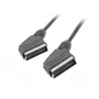 Lanberg CA-EUEU-10CC-0018-BK SCART-kabel, SCART naar SCART 21-pins, 1,8 m, zwart