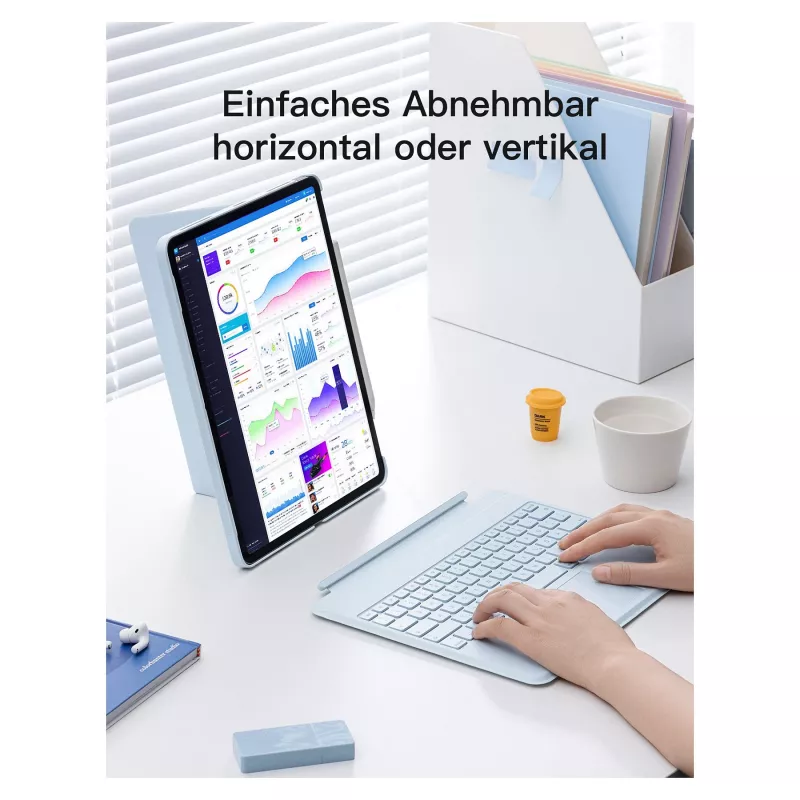 Toetsenbord Inateck KB04118_BLUE voor iPad Air 6 Pro 12 13