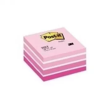 3M Post-it Notes plaknotities kubus, 76 x 76 mm, neonroze (2028-NP)