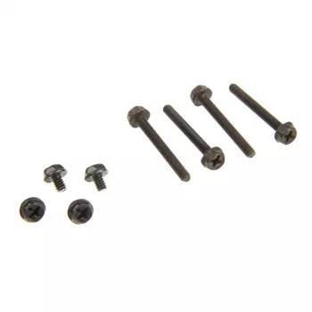 Schroef/bout XSPC MPN zwart lengte 6 mm 8-pack