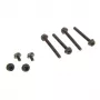 Schroef/bout XSPC MPN zwart lengte 6 mm 8-pack