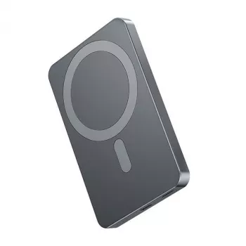 Powerbank Inductief MagSafe 5000mAh P112K Grijs Awei AWE000196