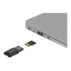 DeLOCK USB 2.0 kaartlezer zwart Micro SD MicroSDHC MicroSDXC 480 Mbit/s