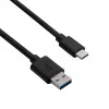 Akyga AK-USB-24 USB 3.1 kabel type A naar type C, 0,5 m, zwart