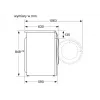 Bosch WNA13401PL was-droogcombinatie 8 kg / 5 kg 1400 t/min wit
