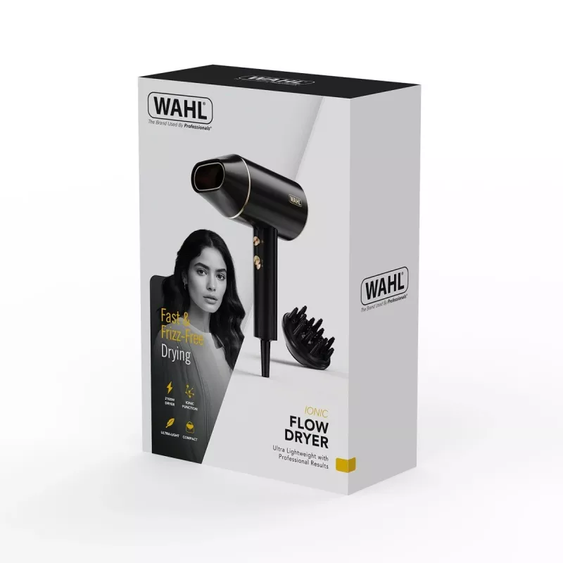 Wahl Ionic Flow haardroger 2100 W zwart, goud