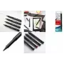 Fineliner STABILO dr!ver medium zwart blauw groen rood 4 stuks