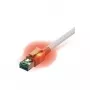 EasyLan EASY CS1OW0050 - DualBoot® LED-patchkabel, Cat.6a, S/FTP, wit, 5m