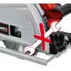 Invalzaag TE-PS 165, handcirkelzaag rood/zwart, 1.200 Watt